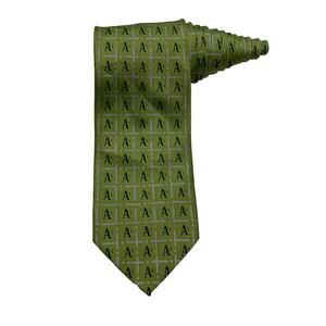 Macy’s MLB Oakland A’s Logo Green Novelty Necktie Polyester